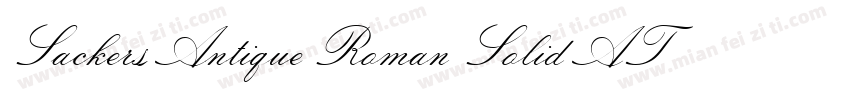 Sackers Antique Roman Solid AT字体转换
